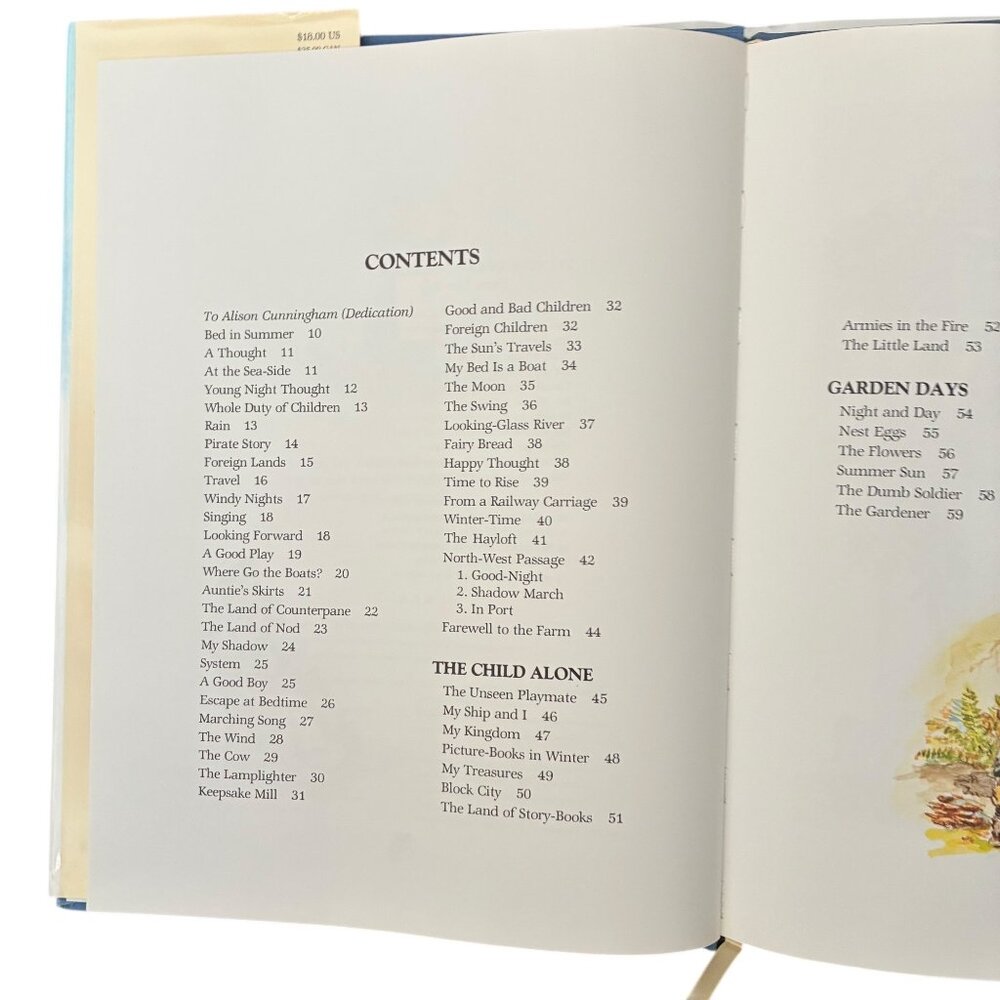 A Childs Garden of Verses Book Robert Louis Stevenson - Tasha Tudor 1999 VTG New - Picture 7 of 16